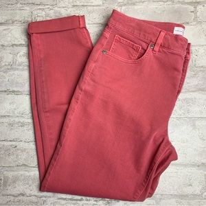 Loft Modern Skinny Crop Pants Pink Size 8 NEW NWOT 😍